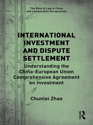 cover image of International Investment and Dispute Settlement